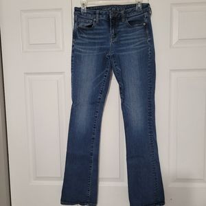 Womens American Eagle Skinny Kick Jeans
